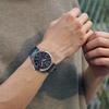 Casio CASIOSTANDARD serie modieuze zakelijke retro casual klassieke drie-wijzer zes-naald blauwe wijzerplaat waterdicht kwartsuurwerk leren band MTP-1374L-2A