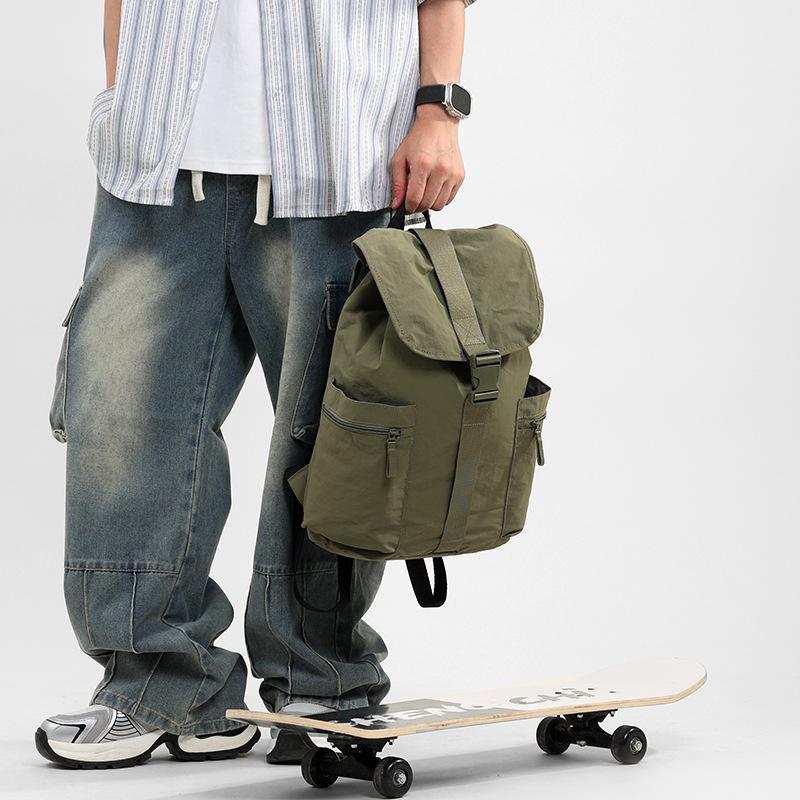 Schoolbag men's and women's casual backpack fashion casual backpack shopping travel daily backpack Japanese backpack student schoolbag