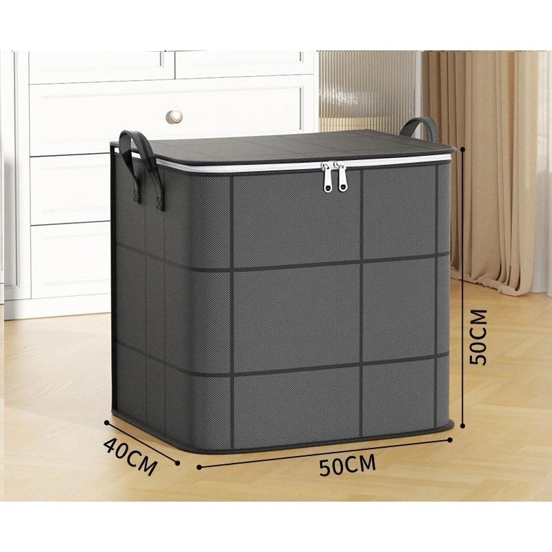 Extra Large Quilt Storage Bag Thick Fabric Clothes Organizer Container for Blanket Bedding Moving Packing