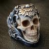 Hip Hop Style Skull Shaped Party Gift Jewelry with Adjustable Opening, 1 Ring