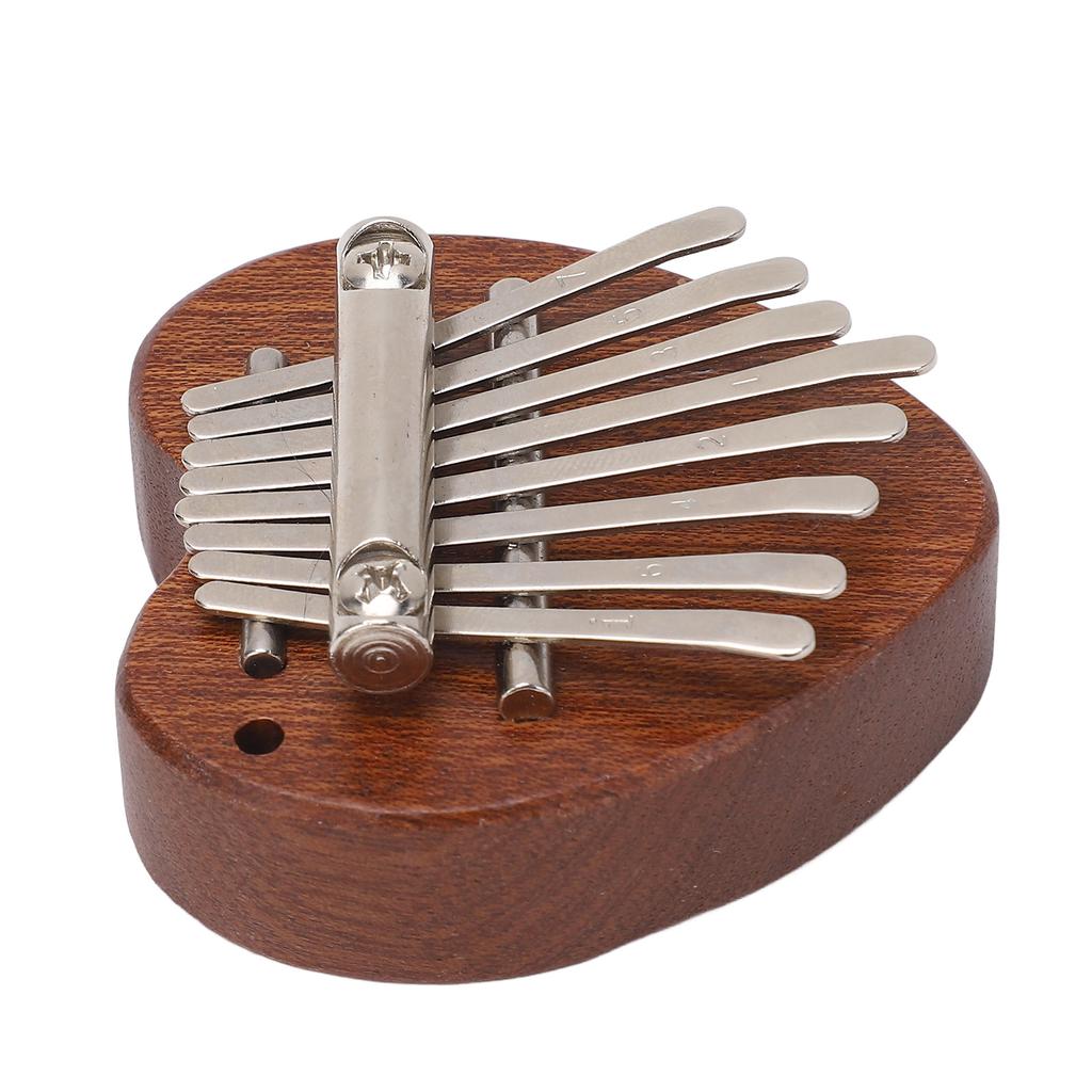 Mini Kalimba 8 Tasten Klarer und angenehmer Klang Leicht zu spielen Tragbares Daumenklavier mit Aufhängeseil