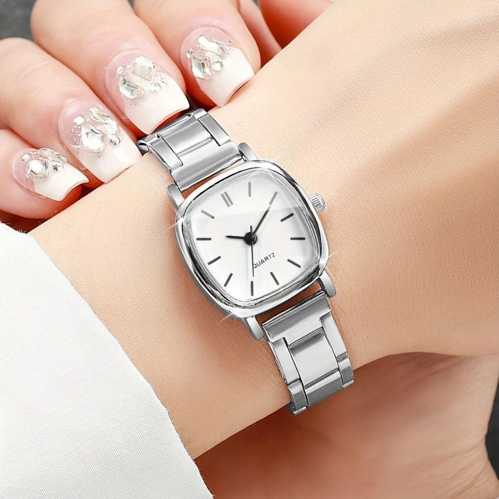 Versatile Luxury Wrist Watches Square Small Dial Womens Quartz Wristwatch Ladies Bracelet Watch