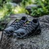 Large size men's shoes outdoor sports casual shoes breathable mesh non-slip travel shoes running shoes black shoes