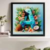 DIY Diamond Painting Round Diamond Motana and The Letter A Full Diamond Mosaic Home Decoration Painting Cross Stitch Kit