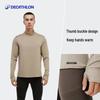 Decathlon Men's Warm Quick-Dry Long-Sleeve Running T-Shirt
