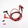 Multimeter Measure Connector Probe Dual Head 20A Alligator Crocodile Clip To 4Mm Banana Plug Test Lead Cable