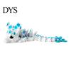 Flexible Fantasy Animal Toy 3D Printed Cherry Blossom Dragon Toy, Articulated Flower Figurine, Floral Ornament Movable Joints Mythical Creature Model