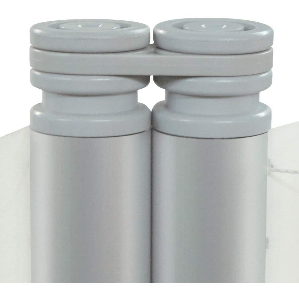 TRUSCO Retractable Cross Width X Height Partition, White, 462-1800mm 1529mm, CRP1518-W