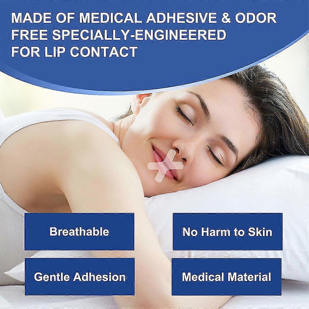 120 Pcs Sleep Strips Anti Snoring Devices Advanced Gentle Sleeping Mouth Tape
