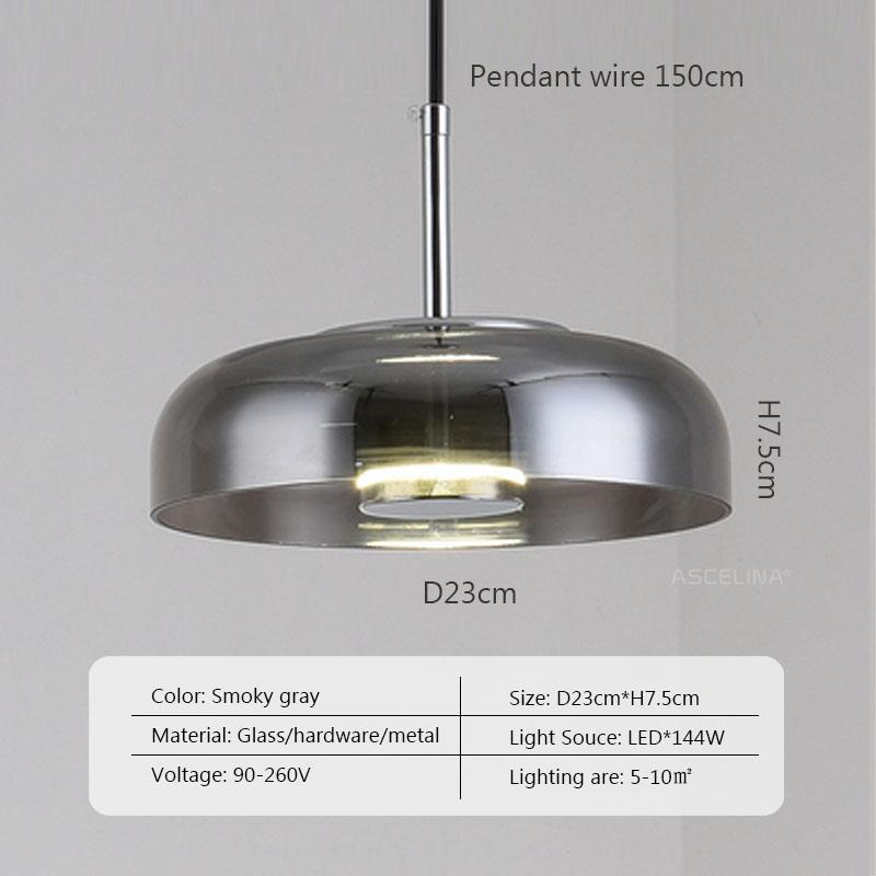 Modern Pendant Lights Nordic LED Glass Hanglamp For Dining Room Bedroom Loft Lamp Bar Decor Luminaire Suspension Light Fixtures