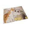 Cartoon Entrance DIY Cuttable Non-Slip Door Mat for Dust Removal and Pet Use