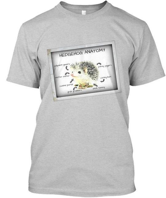 Hedgehog Anatomy TTshirt Made in the USA Size S to 5XL