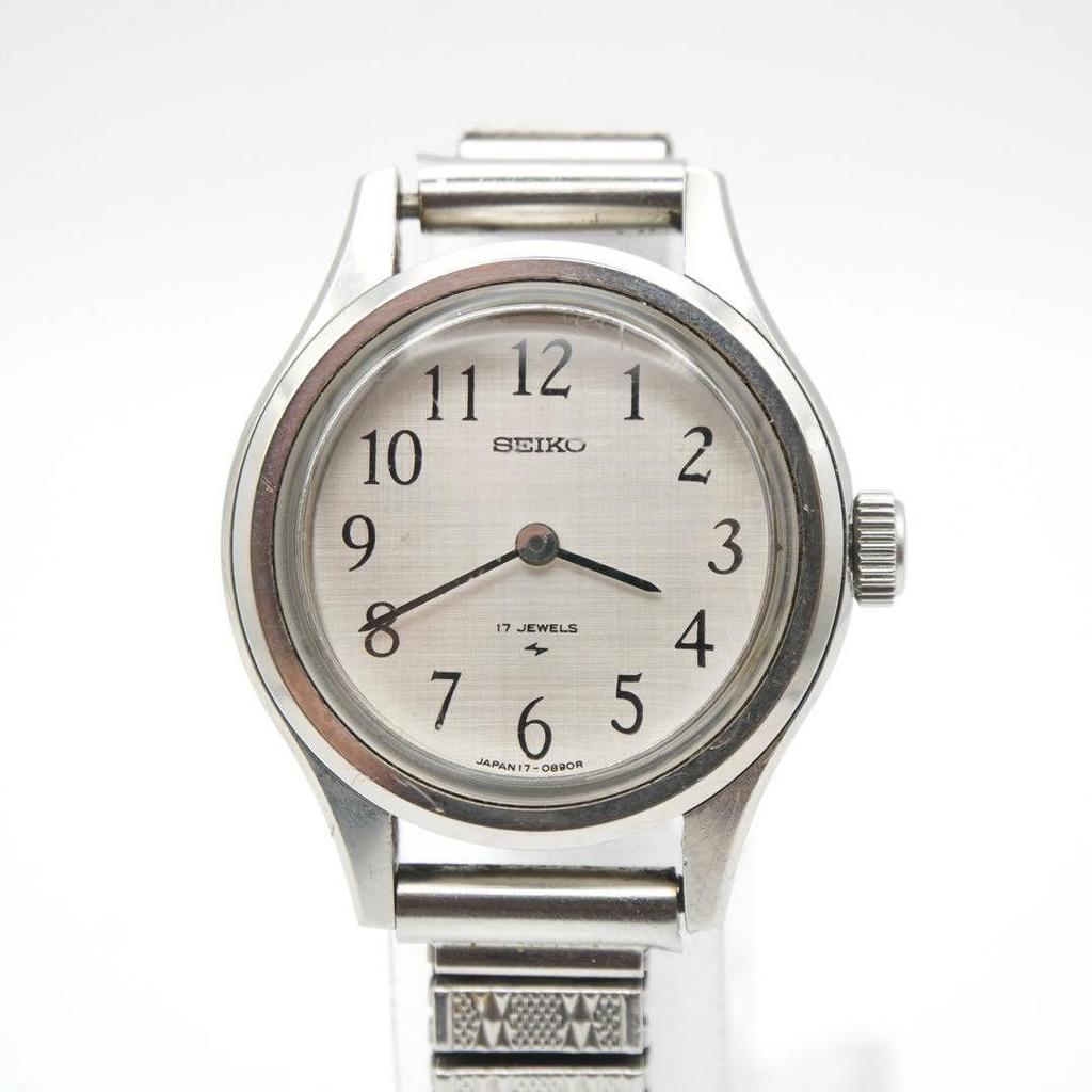 Used [Hand-wound] SEIKO 17-0630 17 Jewels Vintage Watch Seiko Working Condition