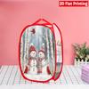 1Pcs Christmas Cardinal Pop-Up Laundry Hamper Expandable Mesh Hamper Basket for Room Bedroom Bathroom Organization Contemporary Storage
