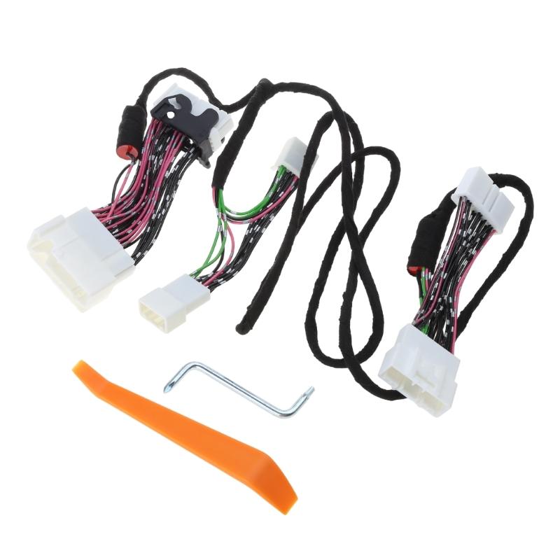 Car Speaker Cable Durable Compatible for Model 3 2022 Audios Activation Wire Upgrade Harness 8 to 14 Line Auto Accessory