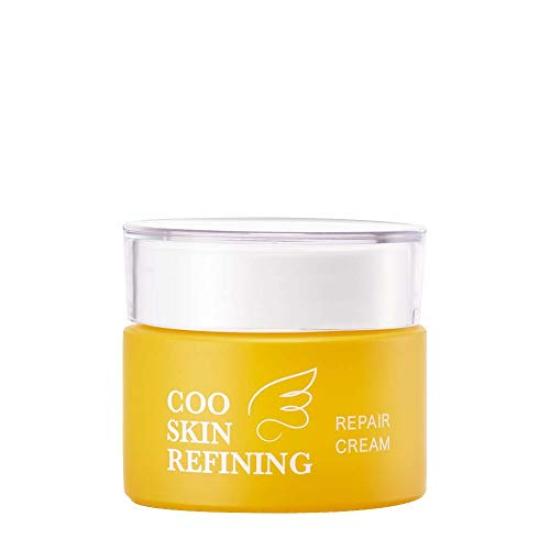 Koo Skin Refining Repair Cream (40g) - Yeast-based, natural yeast cream with a floral scent. Suitable for oily and dry skin. Helps with pore care,