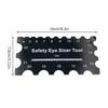 2Pcs Plastic Safety Eyes Sizer Tool, 4~32Mm Diameter Measuring Ruler, Crochet Tool For Diy Craft, Plush Bear Eye Installation, D