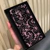 Custodia in Pizzo Vintage per Samsung Galaxy A13,A21s,A22,A31,A32,A52,A53,A71,A80,Guscio Morbido Nero
