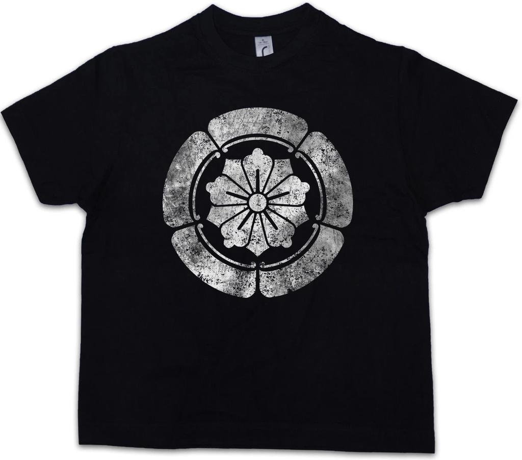 ARIMA CLAN MON Kids Boys Japan T-Shirt Shogun Samurai Ninja Flag