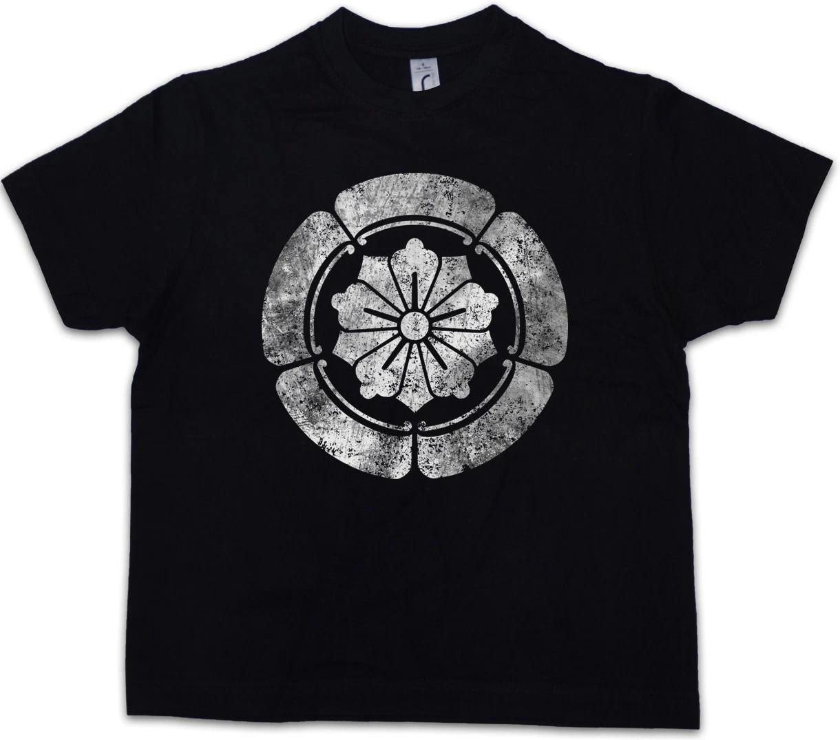 ARIMA CLAN MON Детская футболка для мальчиков Япония Сёгун Самурай Ниндзя Флаг 110