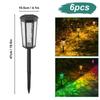 1/2/4pcs New Solar Energy Hollow Projection Lawn Lamp Courtyard Waterproof LED Landscape Lamp Outdoor Garden Floor Insertion Lamp Holiday Lighting