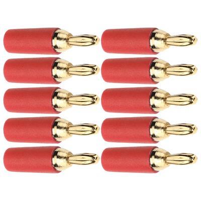 10 Stück 2,5 mm Bananenstecker Kupfer Vergoldet Lautsprecherstecker Stecker Elektrische Verteilung