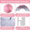 Plant Umbrellas For Outdoor Plants, Adjustable Garden Shade Umbrella Larger Size Plants Shade Cover Umbrella Sun Protection