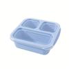 1pc Snack Candy Nuts Fruit Storage Box – 3-Compartment Container, Reusable Meal Prep, Portable Lunch Box for Home/Office, Dishwasher/Microwave Safe