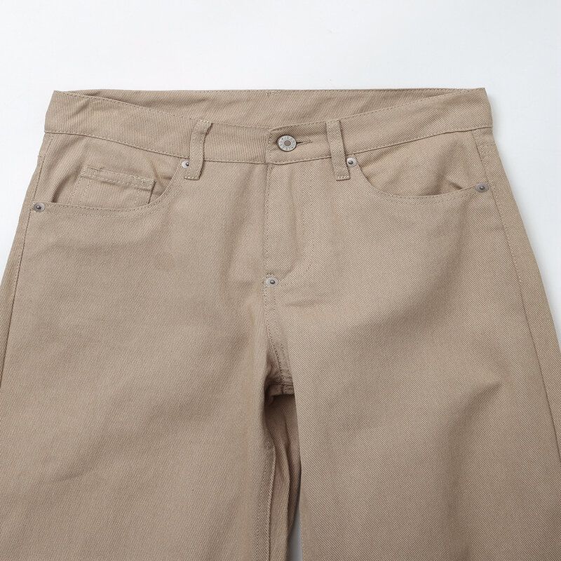 Fashion Style 2024 Spring New Arrival Women's Curling Trousers High Waist Colored Denim 6045038 704