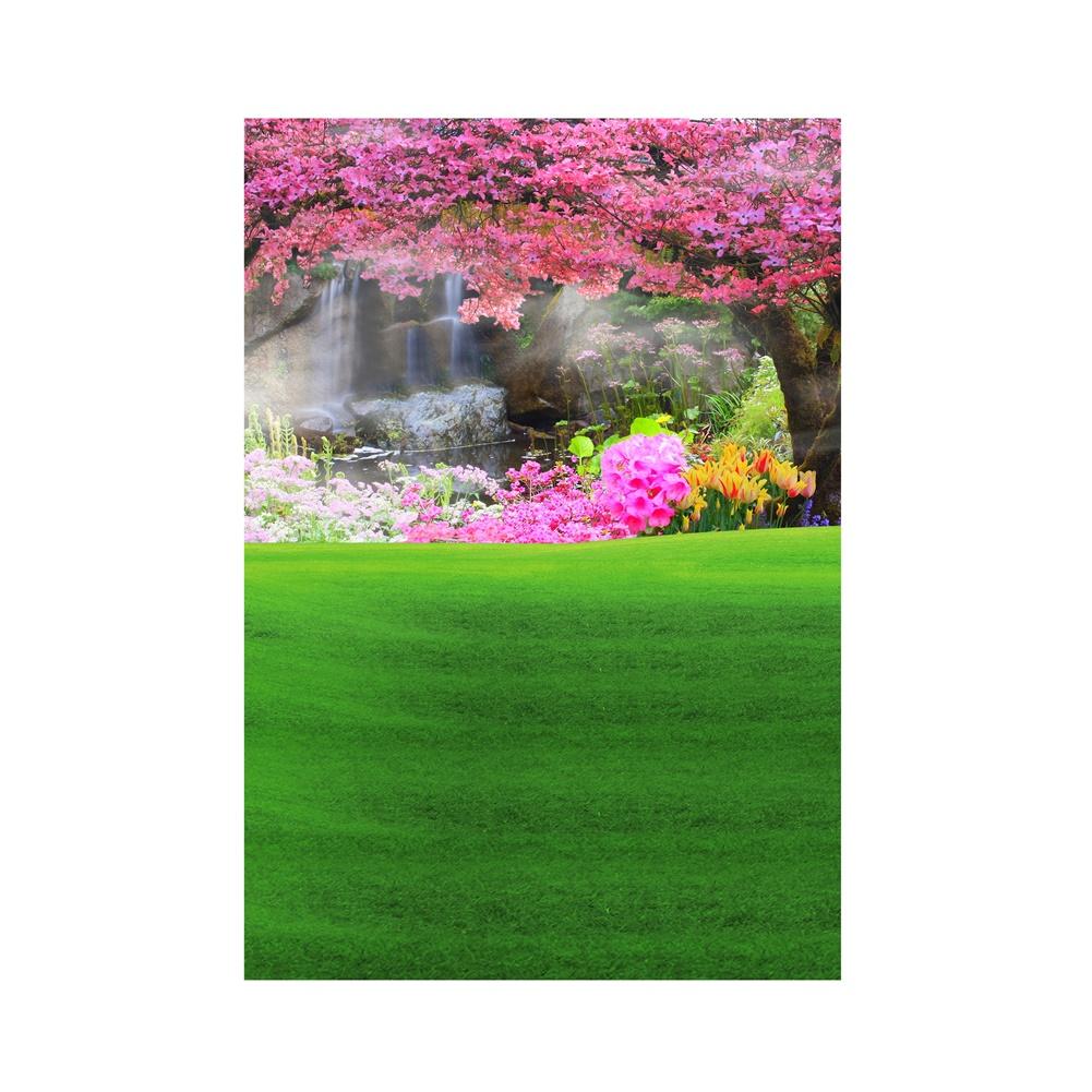 Flowers Scenery Villa Backgrounds for Photographs Wedding Theme Backdrop Maternity Shooting Props Photobooth