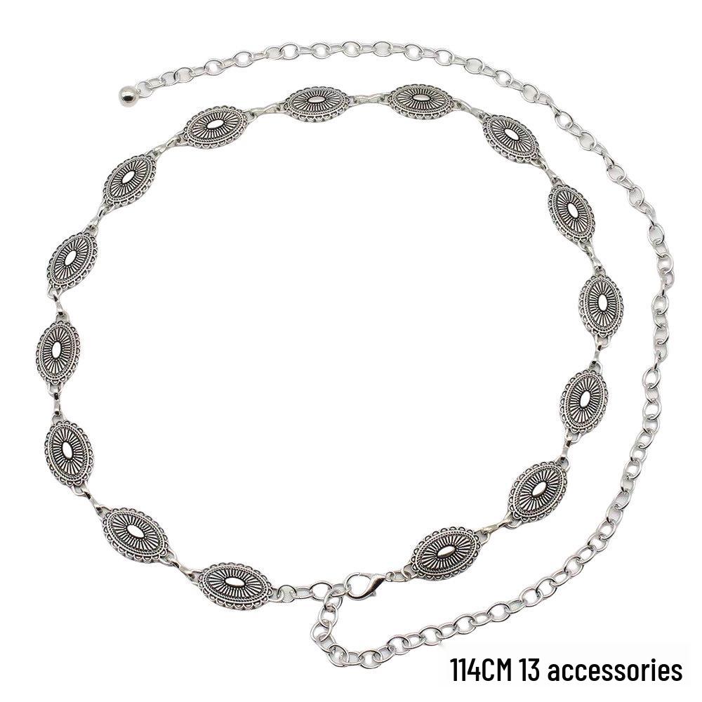 

Женская модная поясная цепочка - Стильный ремень для платья и универсальный пояс для свитера на лето