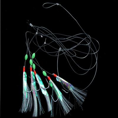 5 Hook Sea Fishing Rigs Lure Rig Mackerel/Bass/Pollock/boat