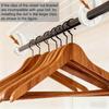 10 Pcs Hanging Closet Rod Support, Plastic Closet Rod Brackets for Hanging Clothes, 3/4 Wardrobe Clothes Rods Bracket, Sturdy J-Shaped Hooks for