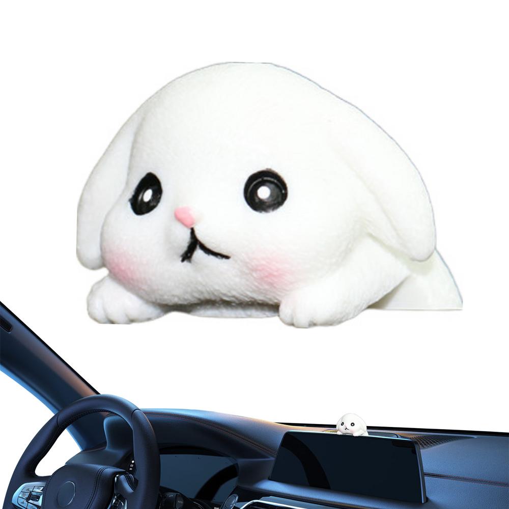 Autoornamente Niedliche Figuren Harz Tierförmige Figuren Cartoon-Ornamente Auto-Innendekorationen für Kaffeetisch Armaturenbrett