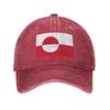 Personalized Cotton Flag Of Greenland Baseball Cap Sun Protection Unisex WoUnisexs Adjustable Dad Hat Autumn