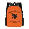 Camp Half-Blood Rucksack Heißer Verkauf Tagesrucksack Große Kapazität Kinder BuchRucksack Schultasche Umhängetaschen für Männer Frauen