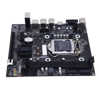 H81 Gaming Motherboard M ATX LGA 1150 2x8GB DDR3 Memory M.2 Nvme NGFF Serial ATA3.0 6Gb/s PCI E for