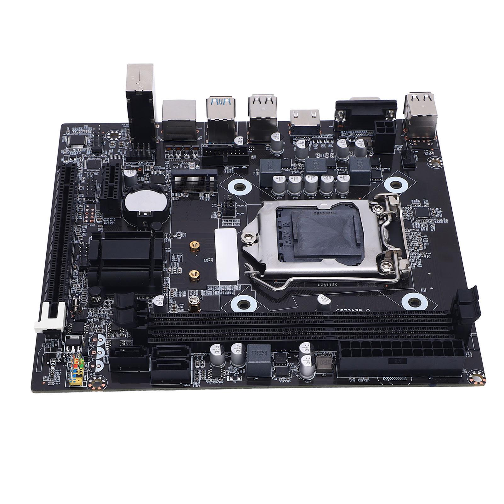 

Ігрова материнська плата H81 M ATX LGA 1150 2x8 ГБ пам яті DDR3 M.2 Nvme NGFF Serial ATA3.0 6 Гбіт/с PCI E для