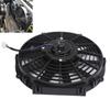 10in Slim Electric Cooling Fan Radiator 24V 80W 2100RPM 10 Straight Blades Universal for Car Electric Cooling Fan