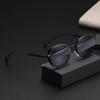 Vintage Oval Frame Men'S Sunglasses Premium Side Bag Small Frame Sunglasses Fashion Trendy Metal Full Frame Glasses