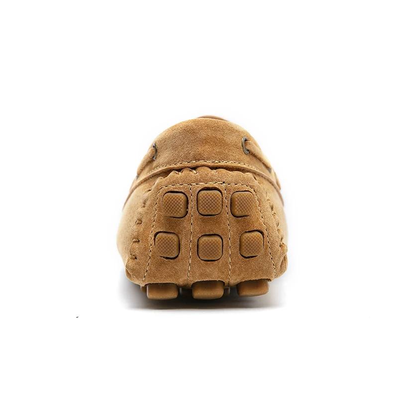 Pánské mokasíny Měkké mokasíny Vysoká kvalita Jaro Podzim Boty z pravé kůže Pánské Teplé ploché boty Boty na řízení