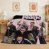 Retro L-Linkin Park Rocková Kapela Flanelová Deku Měkká Teplá Přehozová Deku pro Ložnici Obývací Pokoj Postel Cestování Kempování Piknik Dárek