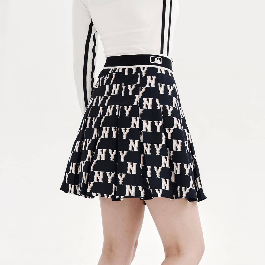 New MLB New York Yankees Casual Short Skirts Women's Black 3FSKM0133-50BKS