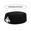New British Retro Top Hats Crystal Embellished Headwear Felt Beret Air Hostess Hat for Women Party