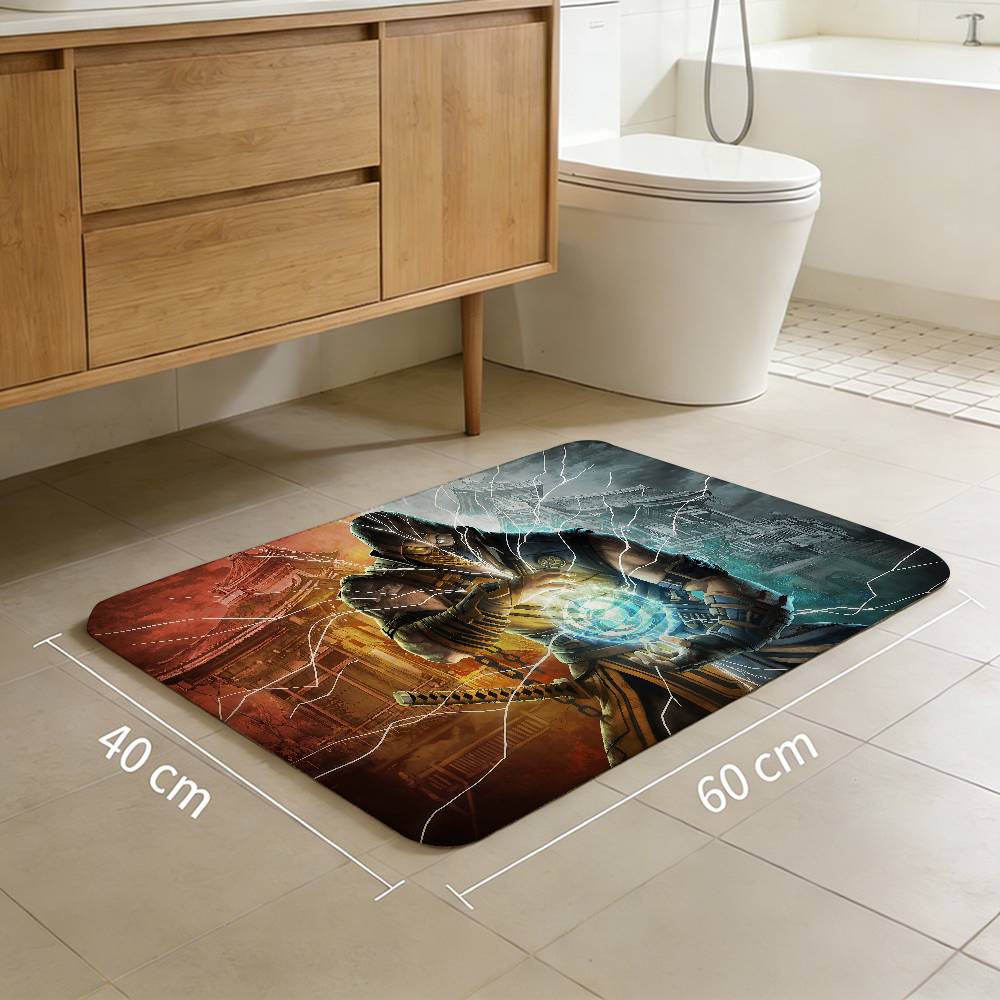 Mortal Kombat Video Game Room Mats Retro Multiple Choice Living Room Kitchen Rug Non-Slip Welcome Rug