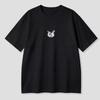New T Shirt Cute Cat Milk Coffee Short-sleeved T-shirt Top Unisex Funny Science Cat Graphic Casual Tee for Women