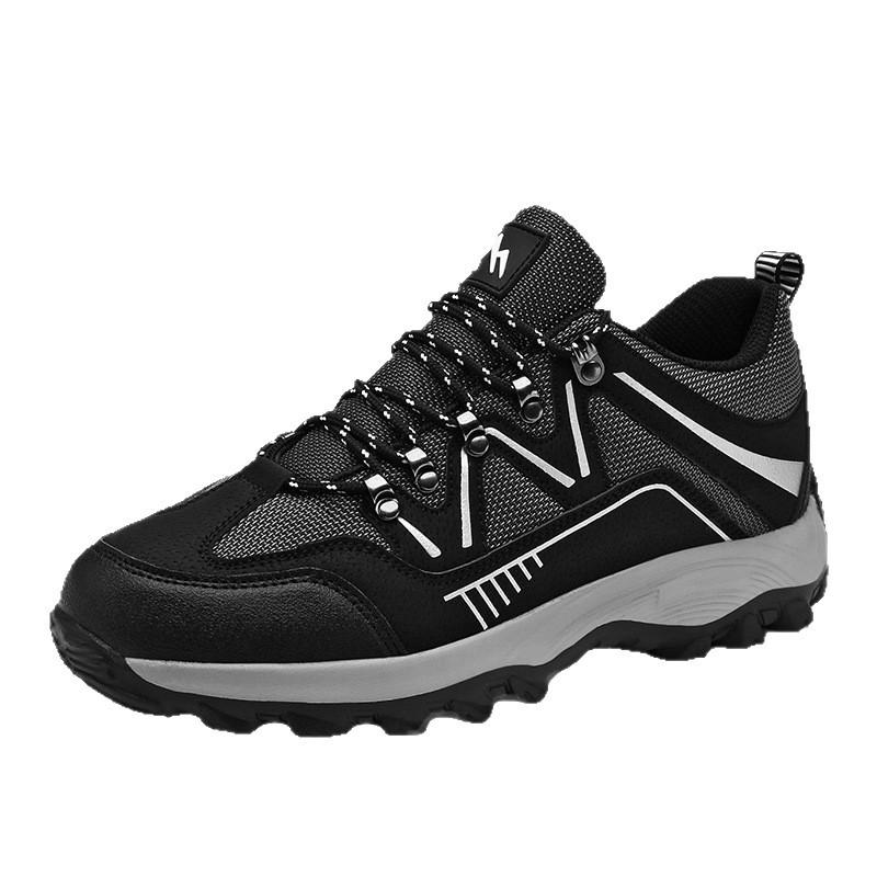 Men's Low-top Sports and Leisure Shoes Spring New Youth Fashion Trend Outdoor Lace-up Hiking Shoes