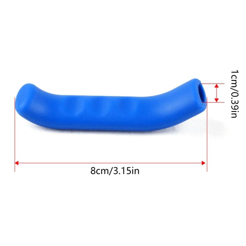 2Pcs Bike Brake Lever Cover Anti-Slip Brake Lever Protections Sleeve Grips Waterproof Silicone Bike Brake Handle Sleeve