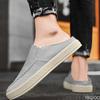 Fashion Men's Daily Anti Slip Wear-resistant Slippers with Simple Toe Cover Lightweight  Breathable Summer New Casual Men's Shoes