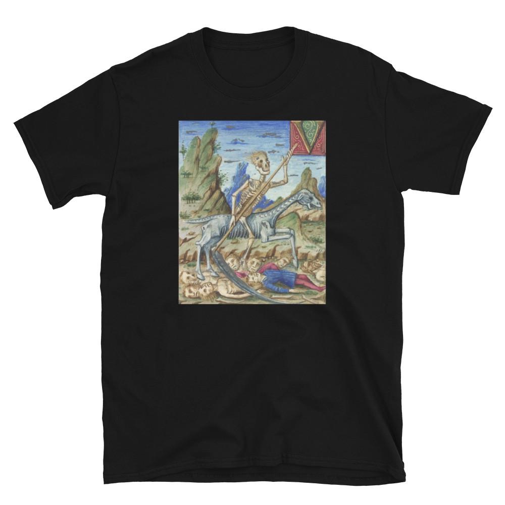 

The Four Horsemen, Behold a Pale Horse, Plague, Death, Viktor Printed T-Shirt Tops Tee S